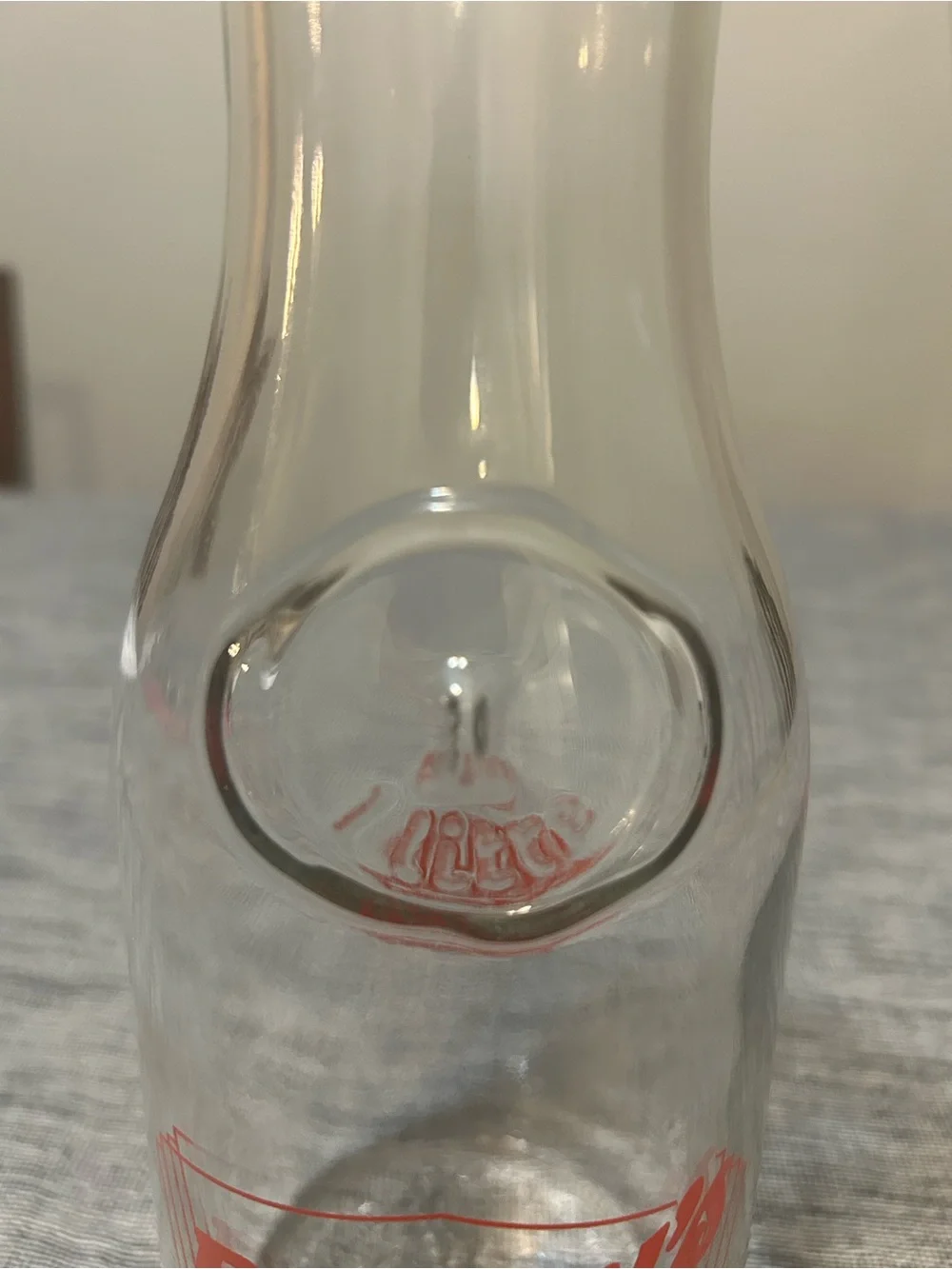 Vintage Restaurant Denny's Minute Maid Orange Juice Carafe 1 Liter Glass